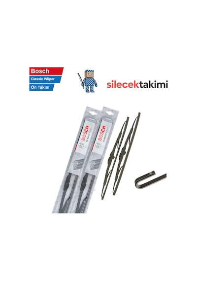 Ford Fusion 2011 Silecek Takımı Ön Bosch Classic Wiper Telli