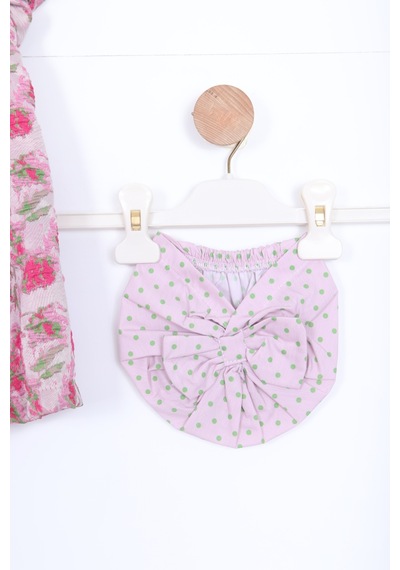 Xo Kids Kız Çocuk Elbise 3-12 Ay 9051 Pembe