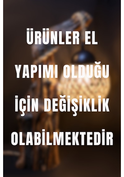 Rustik Modern Ahşap Aplik Duvar Lambası Dekoratif Aydınlatma Cafe Ahşap