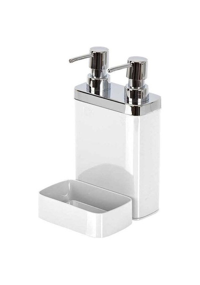 Sünger Hazneli Mutfak Sıvı Sabunluk 300 Ml Ve Bulaşık Deterjanlık 500 Ml -9013704854955