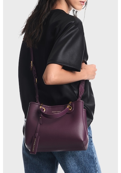 Emporio Armani Logolu Çıkarılabilir Askılı Çanta Kadın Çanta Ew000361 Af12036 Ma149 Mürdüm