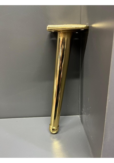 Bone X Metal Ayak 15cm Altın Koltuk Puf Dolap Tv Ünite Modern Mobilya Ayağı Komidin Gold Konsol