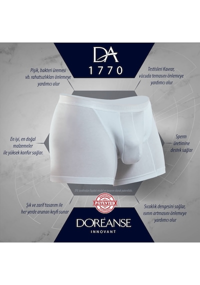 Doreanse Erkek Modal Torbalı Ince Bel Bantlı Normal Paça Boxer 1