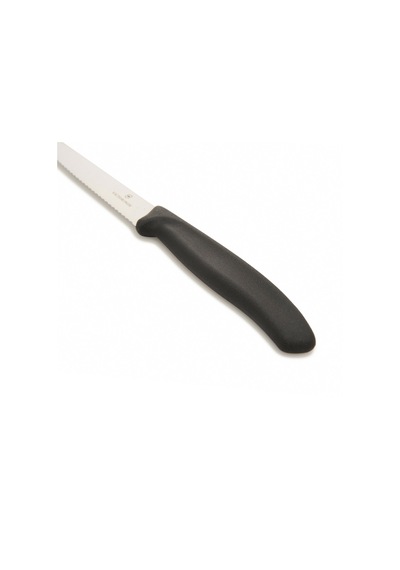 Victorinoxx 6.7733 Tırtıklı Soyma Bıçağı - Siyah - 10 Cm Çok Renkli