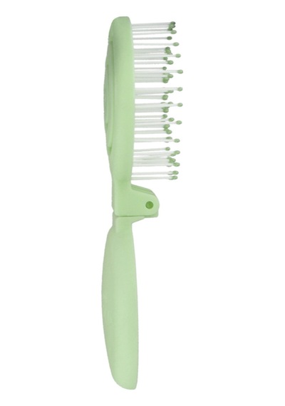 Proco Proco Beauty Makaron Saç Fırçası-üç Boyutlu 3d Esnek Aynalı Çanta Boy Saç Fırçası-compact Detangler