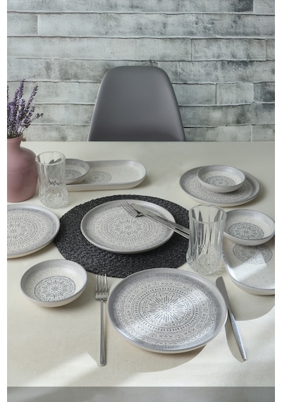 Stone Kahvaltı Takımı 10 Parça 4 Kişilik 21426-27 Gri