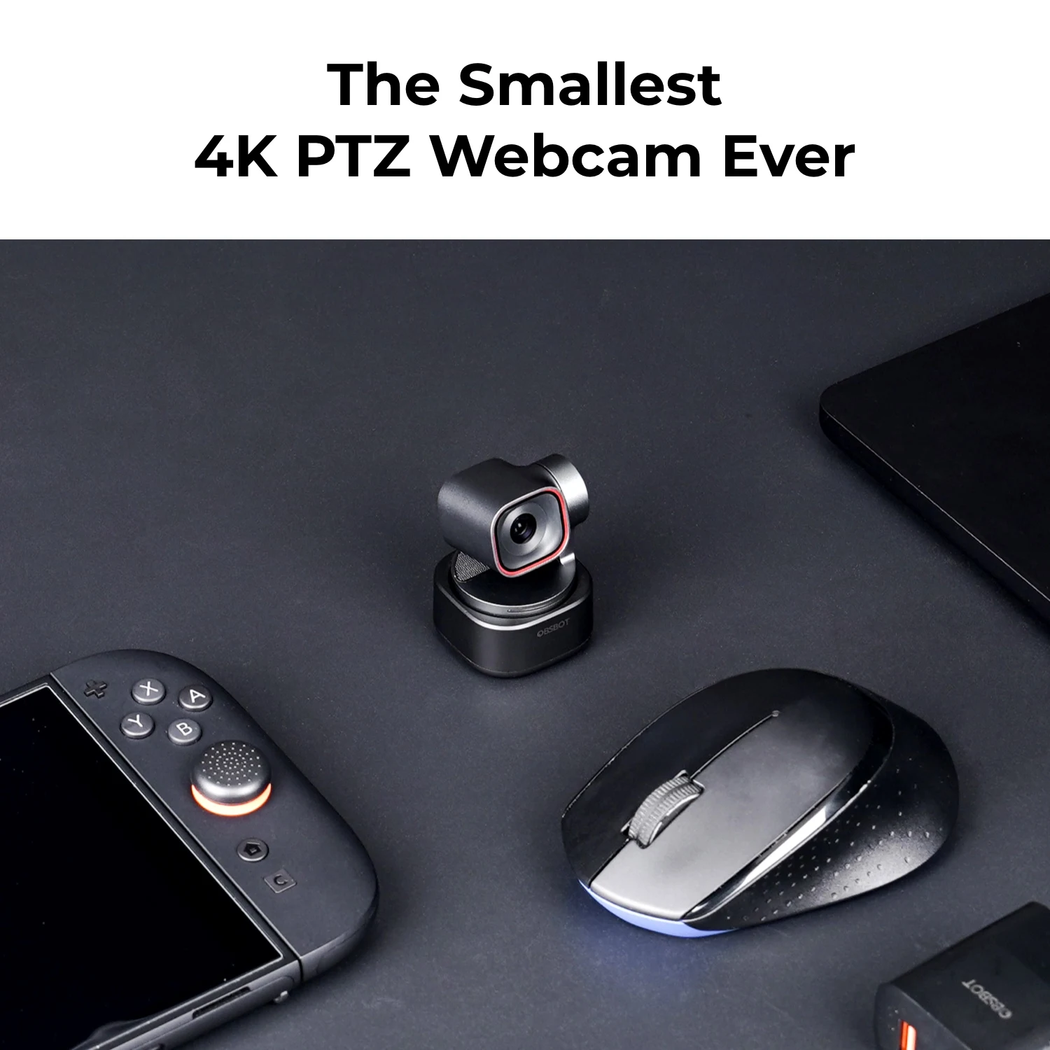 Obsbot Tiny 3 Yapay Zeka Destekli Ptz 4k Web Kamerası