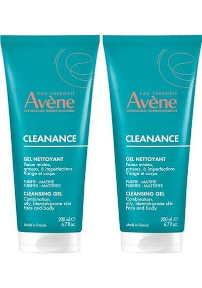 Avene Cleanance Gel Tüp - Yağlı Ve Akneli Ciltler İçin Temizleme Jeli 200ml 2 Paketi Avene Cleanance Gel Tüp - Yağlı Ve Akneli Ciltler İçin Temizleme Jeli 200ml 2 Paketi