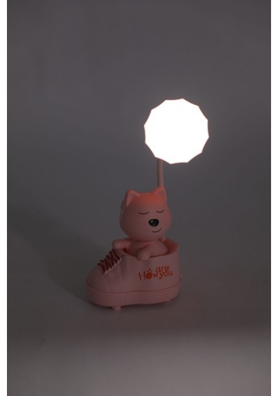 Favora Cat Shoes Masa Üstü Çocuk Lambasi - Pembe