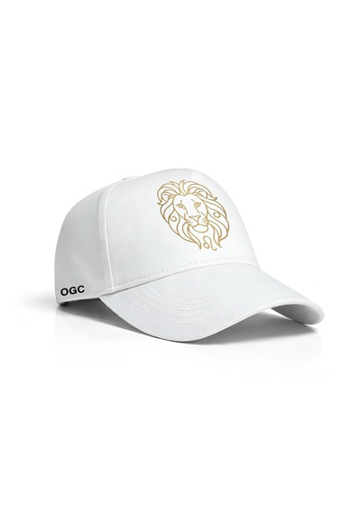 Ogc Aslan Burcu Unisex Şapka Beyaz