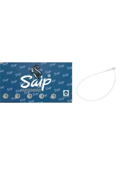 Saip Kılçık Konfeksiyon Geçmeli 5 İnç 5000 Li 13 Cm. Beyaz