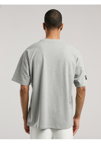 Everlast Ever Essentials Oversize Gri Melanj Erkek Tişört Gri Melanj