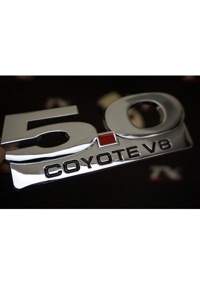 Ford Mustang 5.0 Coyote V8 Vidalı Ön Panjur Ikiz Turbo Amblem
