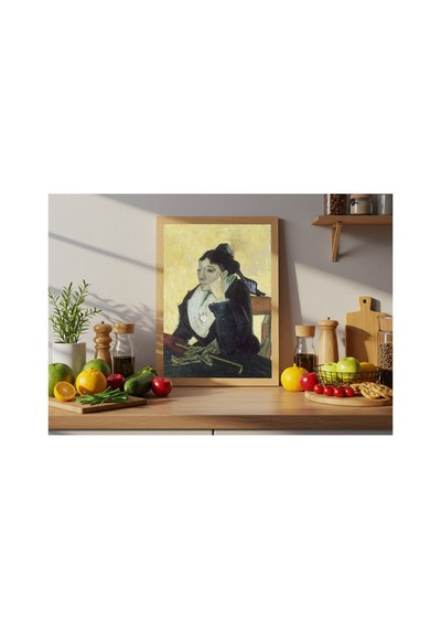 Van Gogh L'arlésienne Çerçevesiz Poster 30x42 Cm A3 Tablo Duvar Dekoru Mat Fotoğraf Kağıdı