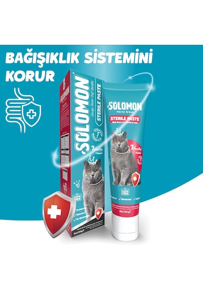 Sterile Paste 100 Gr Kısırlaştırılmış Kediler İçin Tüy Yumağı Önleyici Vitamin Ve Mineralli Malt Macunu
