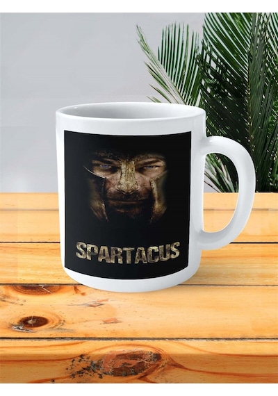 Spartacus Spartaküs Baskılı Kupa Bardak Kişiye Özel Desen 2 Çok Renkli