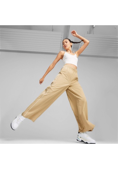 Puma T7 Kadın Relaxed Track Pantolon 624216 83 Bej