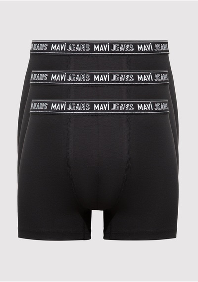Mavi - 7li Siyah Basic Boxer 0912288-900 Siyah