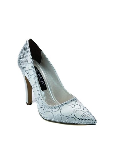 Venüs 23110565y Taşlı Saten Stiletto Kadın Abiye Ayakkabı