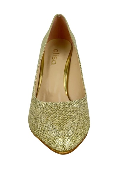Matzeliger Mzg1176 Altın Kadın İnce Topuklu Stiletto