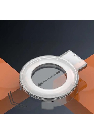 Huawei Watch Gt4 46mm Uyumlu Kolay Takılabilir Takma Temizleme Aparatlı Temperli Cam Ekran Koruyucu