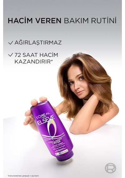Collagen Lifter Kolajen Peptitleri İçeren Hacim Veren Saç Bakım Kremi 250ml 3600524251574-11280
