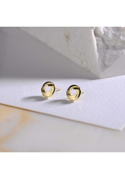 Goldkupe 14 Ayar Kalp Altın Küpe 1,10 Gr-656