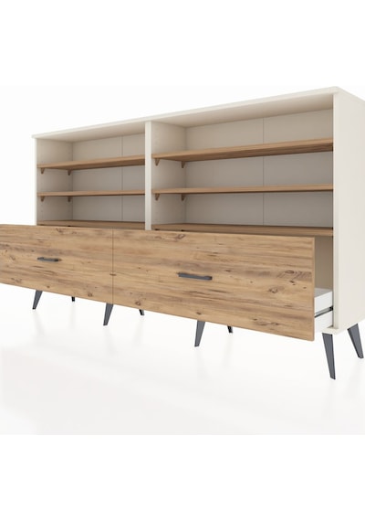 Arges Konsol 6 Raflı 2 Çekmeceli 176x30x99 Aytaşı-çam Atlas Çam/atlas Çam - Aytası Arges Konsol 6 Raflı 2 Çekmeceli 176x30x99 Aytaşı-çam Atlas Çam/atlas Çam - Aytası