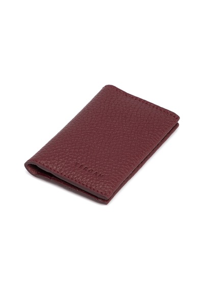 Tergan Bordo Unisex Deri Kredi Kartlık 00266M71