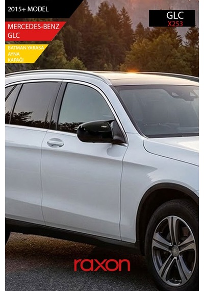 Mercedes-benz Glc X253 2015+ Batman & Yarasa Ayna Kapağı Parlak Piano Black Sport