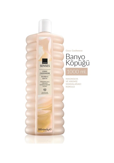 Avon Cosy Cashmere Manolya Sandal Kokulu Banyo Köpüğü 1lt 285 ML
