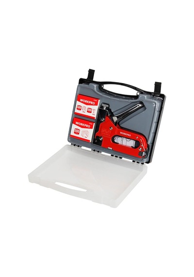 Workpro WP223005 3 In 1 4 - 14 MM Profesyonel Mekanik Zımba + 14 MM Çivi Tabancası + 1500 Adet Zımba Çivi