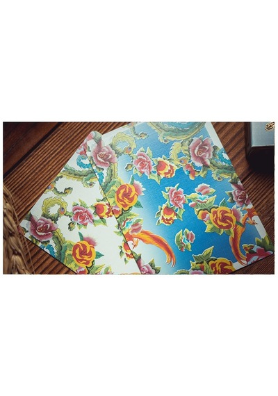 Bpcc Phoenix And Peony Blue Oyun Kağıdı İskambil Kartları