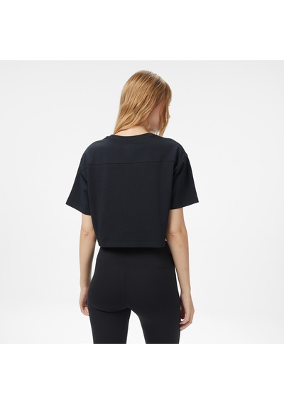 Converse Baskılı Kadın Siyah T-shirtcvw5t107