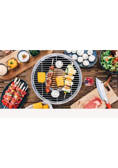 Lotusgrill S Dumansız Kömürlü Mangal - Çantalı, Taşınabilir Kamp Barbeküsü Yeşil