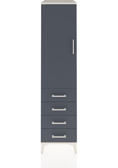 Kronos Dolap 2 Raflı 4 Çekmeceli Tek Kapaklı 44x59x182 Aytaşı... Aytaşı