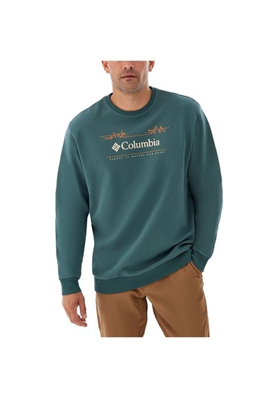 Columbia Csc Nature And Back Erkek Sweatshirt Cs0329 Yeşil