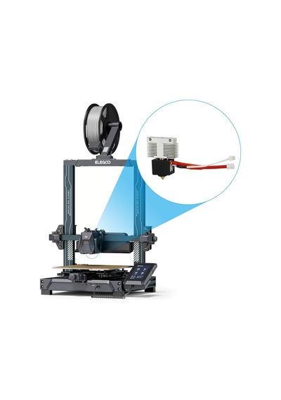 Elegoo Neptune 4-4 Pro Uyumlu Full Hotend Seti Soğutucu Gövde Dahil