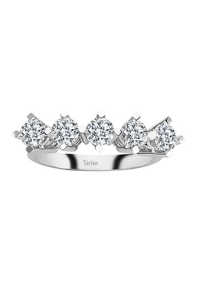 Sirius G Renk 1,55 Karat Pırlanta Beştaş Yüzük 0824R0063