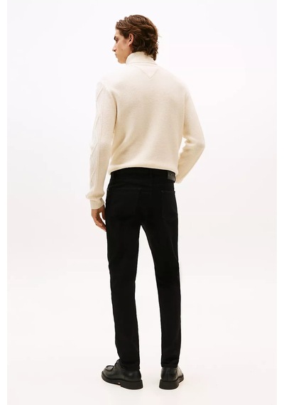 Tommy Hilfiger Erkek Bleecker Slim Fit Jean Pantolon - Siyah Burn Black