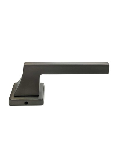 Sese Ilgın Modeli Kare Rozetli Yale Kapı Kolu Antrasit Renk 200-231r-03-54