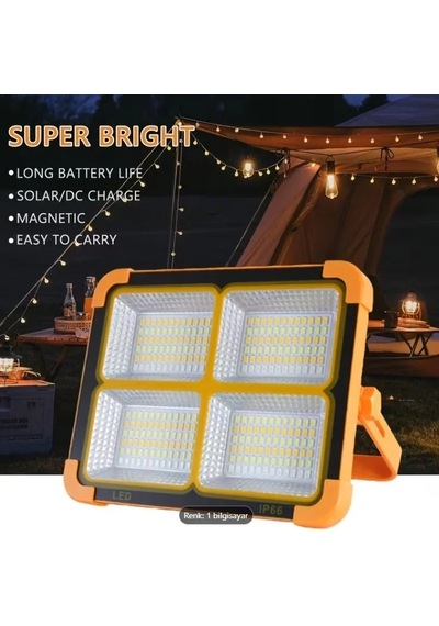 Prokama Ledli Solar Projektör 100w Bk-100w Bx40