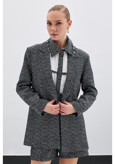Sateen Klasik Tüvit Ceket - Sax Mavi-135432 Sax Mavi Saks Mavi Sateen Klasik Tüvit Ceket - Sax Mavi-135432 Sax Mavi Saks Mavi