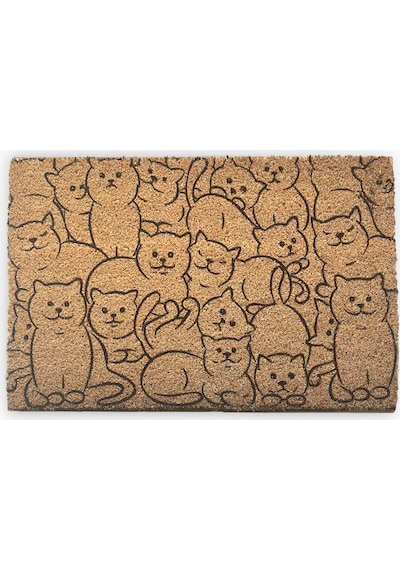 Coco Galia 40x60 cm KIL Paspas,Dekoratif Çok Amaçlı Iç ve Dış Kapı Paspası