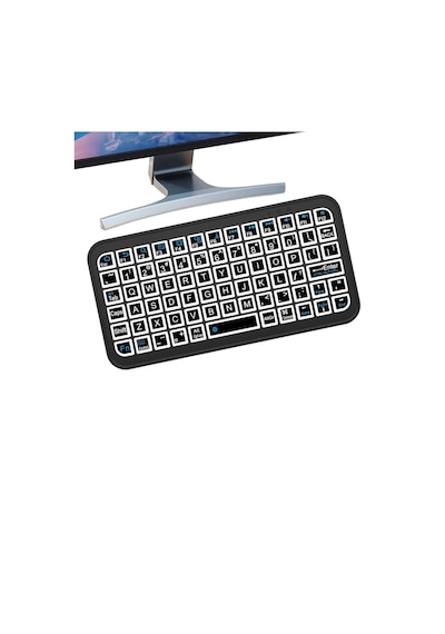 Northcity Rgb Işıklı Kablosuz Mini Klavye - 10mm İnce Gövde, Bluetooth 5.2