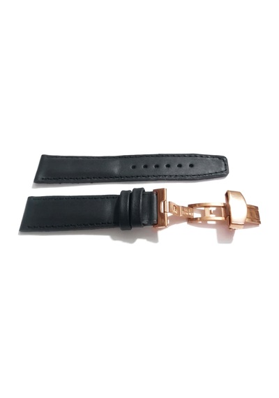 Fado Her Saate Uygun Kelebek Toka 20 Mm Hakiki Deri 243 Rose Toka Siyah Siyah