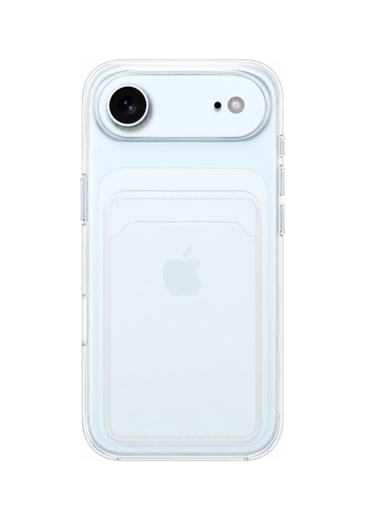 Apple iPhone 17 Air Uyumlu Kartlıklı Şeffaf Silikon Kılıf Yuki Serisi