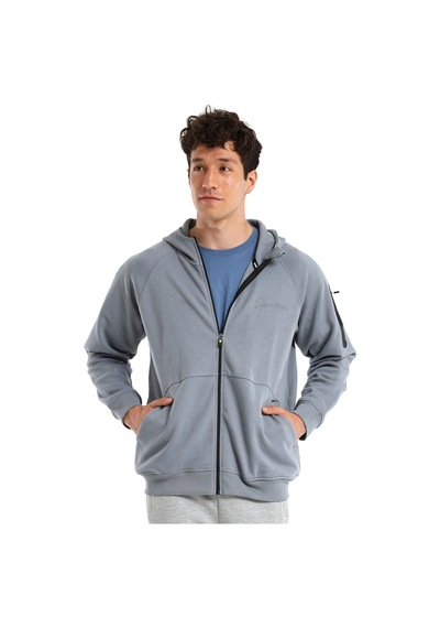 Sportive Terra Erkek Gri Günlük Stil Sweatshirt 24yetl13d03-grı Gri