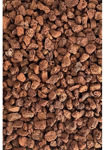 Aymen Çiçekçilik 5 Litre Kırmızı Pomza Taşı 8-16 Mm Cüruf Law Rock Volkanik Cürüf Ponza Lav Kır 0