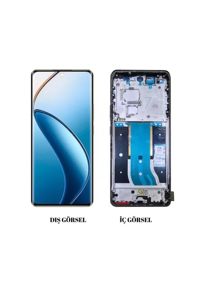 Teknonet Realme 12 Pro Uyumlu Lcd+dokunmatik+çıtalı - Siyah